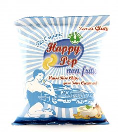 Chips di Mais & Riso gusto Sour Cream & Onion - Happy Pop