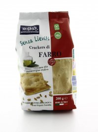 Crackers di Farro Senza Lievito Bio