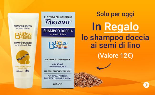 Solo per oggi in Regalo lo shampoo doccia ai semi di lino!