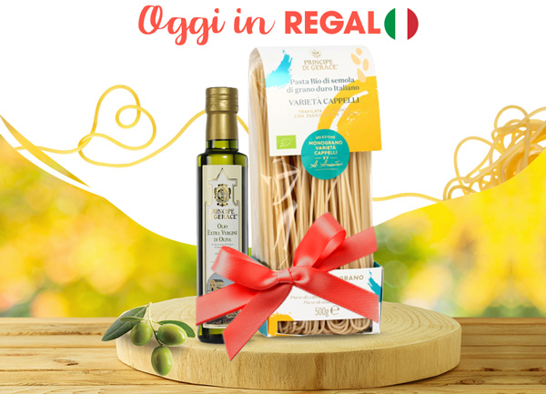 In Regalo prodotti biologici 100% italiani Mediterranea Foods