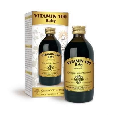 Vitamin 100 Baby Liquido Analcolico - Multivitaminico per Bimbi
