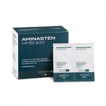 Aminasten Hmb 400 "Principium" - Integratore di Aminoacidi con Vitamina B1 e B6