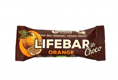 Barretta Raw Bio Arancia e Cioccolato - Lifebar