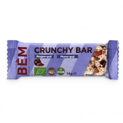 Barretta con Prugne e Bacche di Goji Bio "Crunchy Bar"