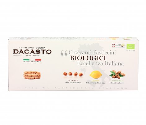Biscotti Bio Italiani 3 Gusti (Limone, Mandorla e Nocciola)