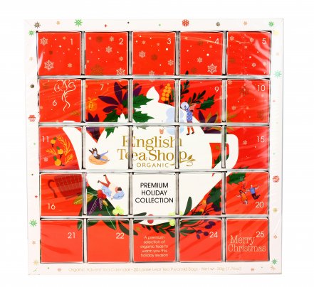 Calendario Avvento Puzzle "Premium Holiday Collection" - Selezione di Tè e Infusi Bio Assortiti