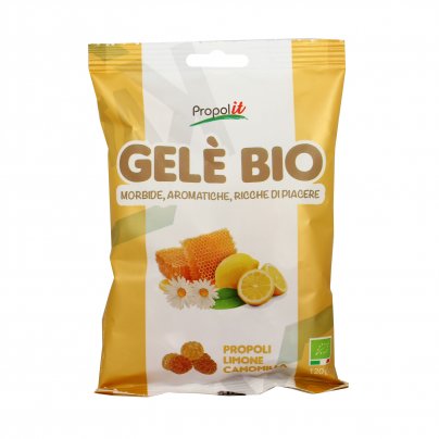 Caramelle Gelè Bio In Busta - Propoli, Limone e Camomilla