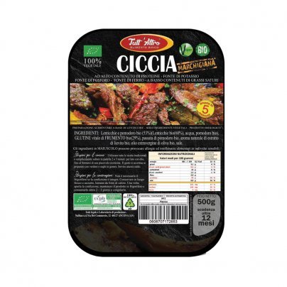 Ciccia Marchigiana - Alimento 100% Vegan - Confezione Risparmio