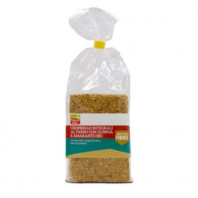 Crackers Grandi - Crispbread Integrali al Farro con Quinoa e Amaranto Bio
