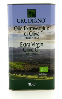 Olio Extravergine di Oliva Biologico - Crudigno 3 Litri