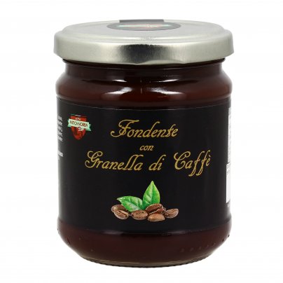Crema di Cioccolato Fondente con Granella di Caffè Bio