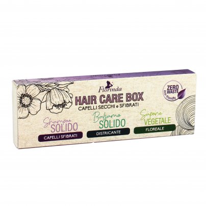 Set Detergenti Solidi "Hair Care Box" - Capelli Secchi e Sfibrati