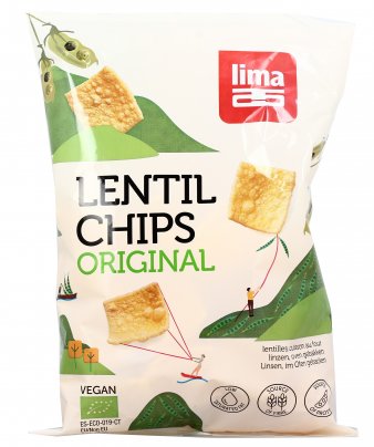 Snack di Lenticchie Bio - Lentil Chips Original