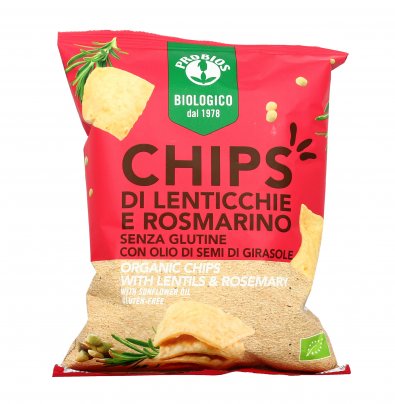Chips Bio di Lenticchie e Rosmarino - Senza Glutine