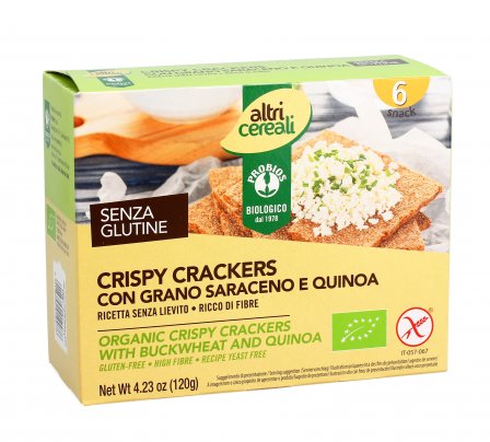 Crispy Crackers con Grano Saraceno e Quinoa - Altri Cereali