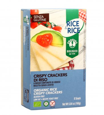 Crispy Crackers di Riso Bio - Rice & Rice