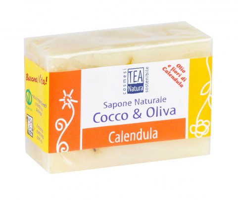 Sapone Naturale Cocco & Oliva - Calendula