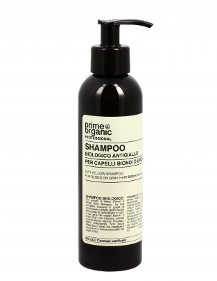 Shampoo Bio Antigiallo per Capelli Biondi o Grigi