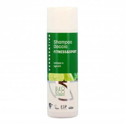 Shampoo Doccia 2 in 1 Canapa e Agrumi - Fitness & Sport 200 ml