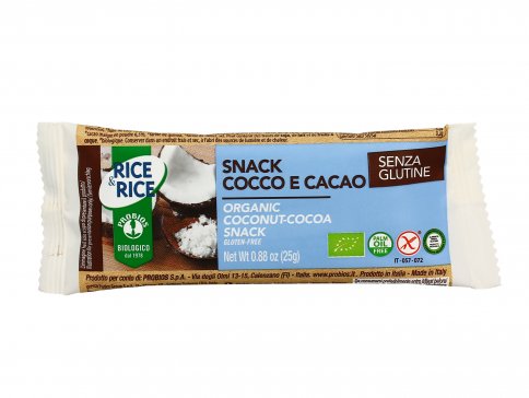 Snack Cocco e Cacao - Senza Glutine