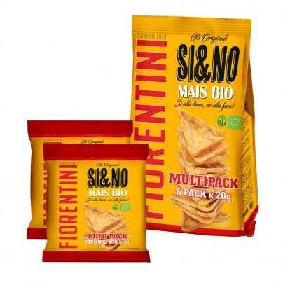Snack di Mais Bio "Si&No" Senza Glutine - Multipack