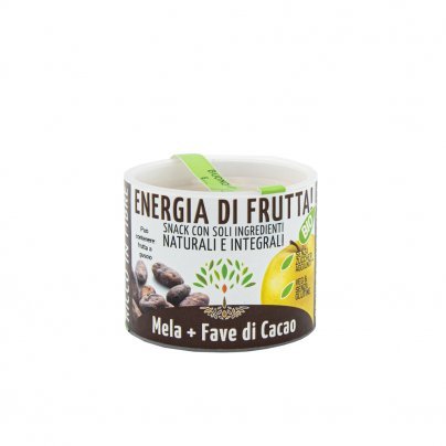 Snack Bio con Mela e Fave di Cacao - Energia di Frutta