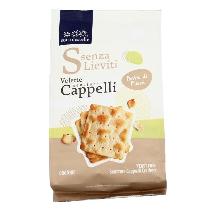 Crackers di Grano Duro Senatore Cappelli Bio "Velette" Senza Lieviti