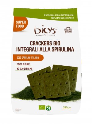 Crackers Integrali alla Spirulina Bio