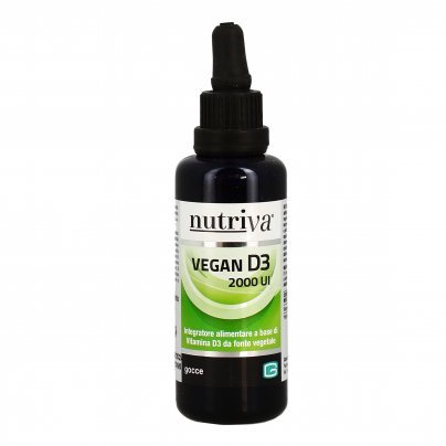 Vegan D3 2000 UI - Vitamina D3 Liquida - Ossa e Muscoli
