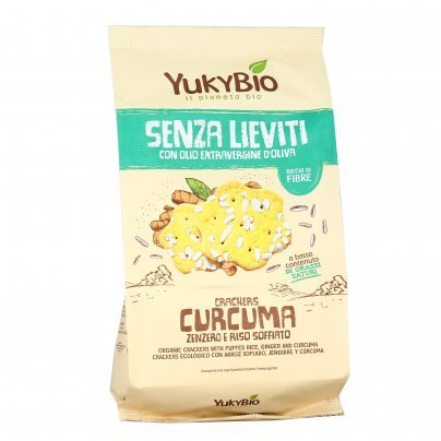 Crackers con Curcuma, Zenzero e Riso Bio "Senza Lieviti"