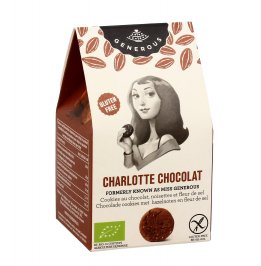 Biscotti Cioccolato, Nocciole e Fior di Sale "Charlotte Chocolat" Formato Mini (40 g)