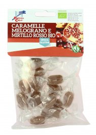 Caramelle Bio Melograno e Mirtillo Rosso - Senza Glutine
