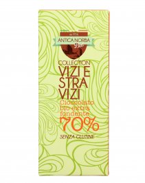 Cioccolato Bio Extra Fondente 70% "Vizi e Stravizi Collection"