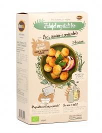 FALAFEL VEGETALI CON CECI, CUMINO E CORIANDO
Prodotto da forno per vegani, senza lievito e prodotto in Italia.
di DnaBio

