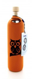 Bottiglia Vetro Programmato Flaska - Neo Design Owl on The Branch 0,75 Ml