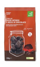 Biscotti - Frollini di Cacao Intenso e Gocce di Cioccolato