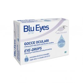 Gocce Oculari "Blu Time Eyes" - Gocce Occhi per Bimbi e Adulti 15 Fiale Monodose (Richiudibili)