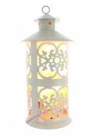 Lampada Lanterna ai Cristalli di Sale Design - 12 x 28 cm