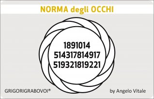 Tessera Radionica 84 - Norma degli Occhi