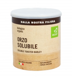ORZO TOSTATO SOLUBILE BIO
100% orzo italiano
                                      
                      Ecor

