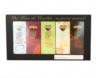 Cioccolato al Latte Bio "Vizi e Stravizi" - Scatola Regalo