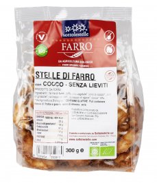 Biscotti Stelle di Farro con Cocco - Senza Lieviti