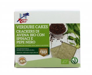 Crackers di Avena con Spinaci e Pepe Nero - Verdure Cakes